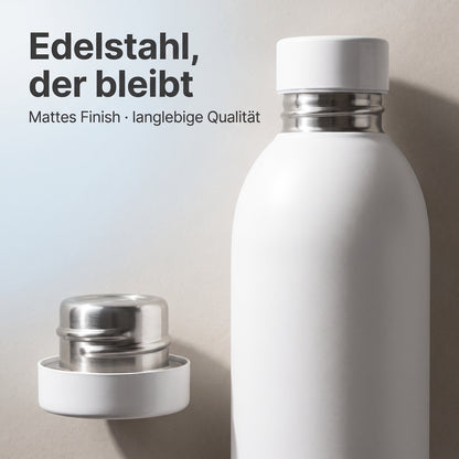 Trinkflasche aus Edelstahl Flasche 500 ml Auslaufsicher Sportflasche