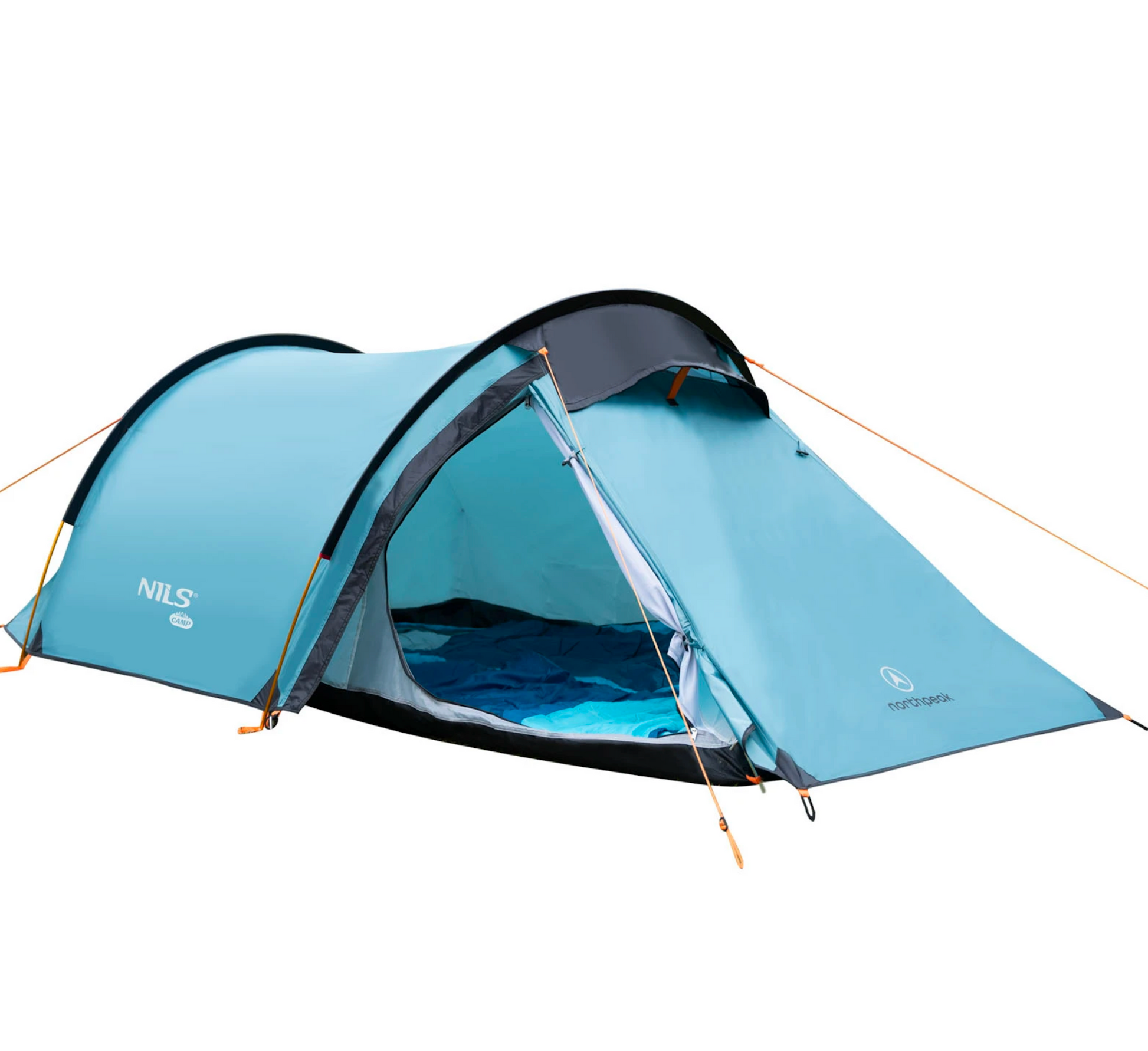 2 Personen Bikerzelt Campingzelt nur 2,9 kg 2 Eingänge NC6003