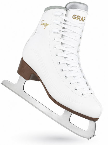 GRAF Tango V3 Damen Eiskunstlauf Schlittschuh Weiß Edelstahlkufe