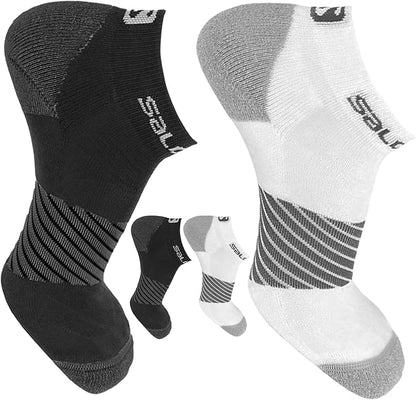 Lauf und Freizeit Socken 45-47 für Salomon Speed Technical Sneaker im 2er Pack - Outdoor Alm