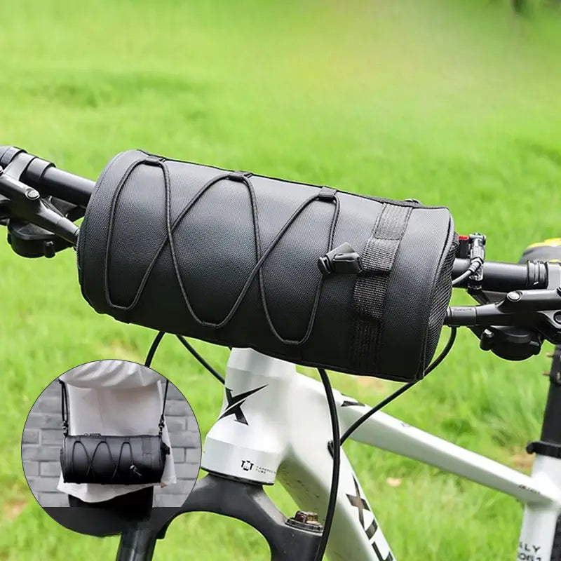 Lenkertasche MTB E-Bike 24x12x12cm für Trekking Fahrrad Lenker Rahmen – Outdoor Alm