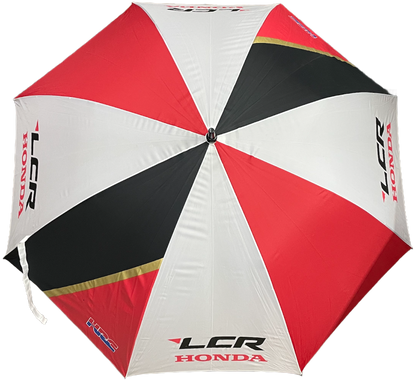 Regenschirm Automatikschirm HONDA LCR Racing Bike Race für Sonne Regen Weiß Rot