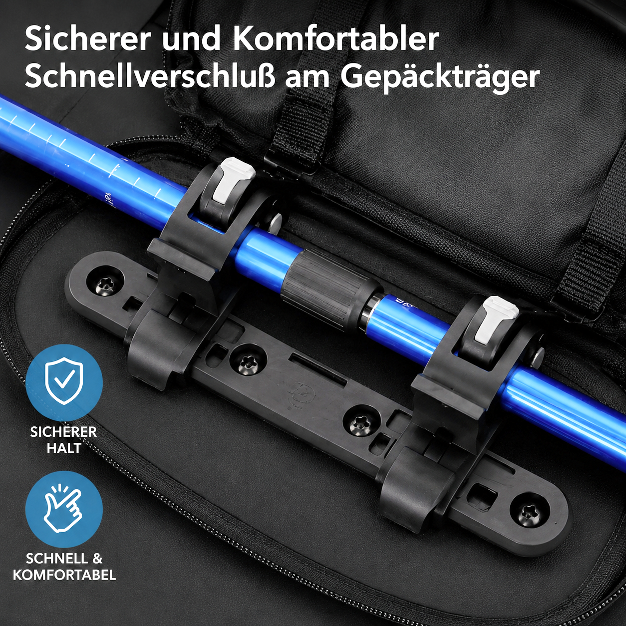 Fahrradtasche 3in1 Wasserdichte Gepäckträgertasche & Rucksack 19L - 25L