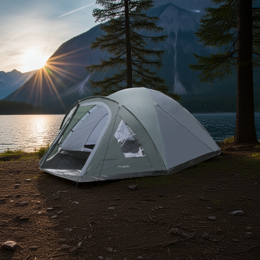 3-4 Personen Zelt Campingzelt Iglu 3000 mm Wassersäule Vorzeit