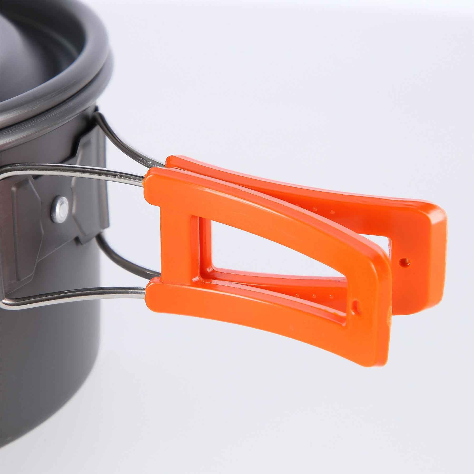 Topfset NC1782 SET MIT CAMPINGGESCHIRR Besteck