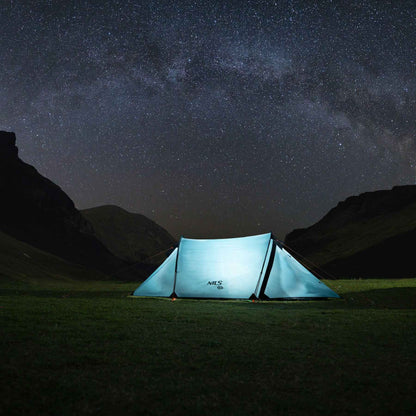 2 Personen Bikerzelt Campingzelt nur 2,9 kg 2 Eingänge NC6003