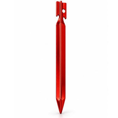 Alu Heringe Rot 5 Pack 22 cm 20 Gram Erdnagel Zeltpflöcke
