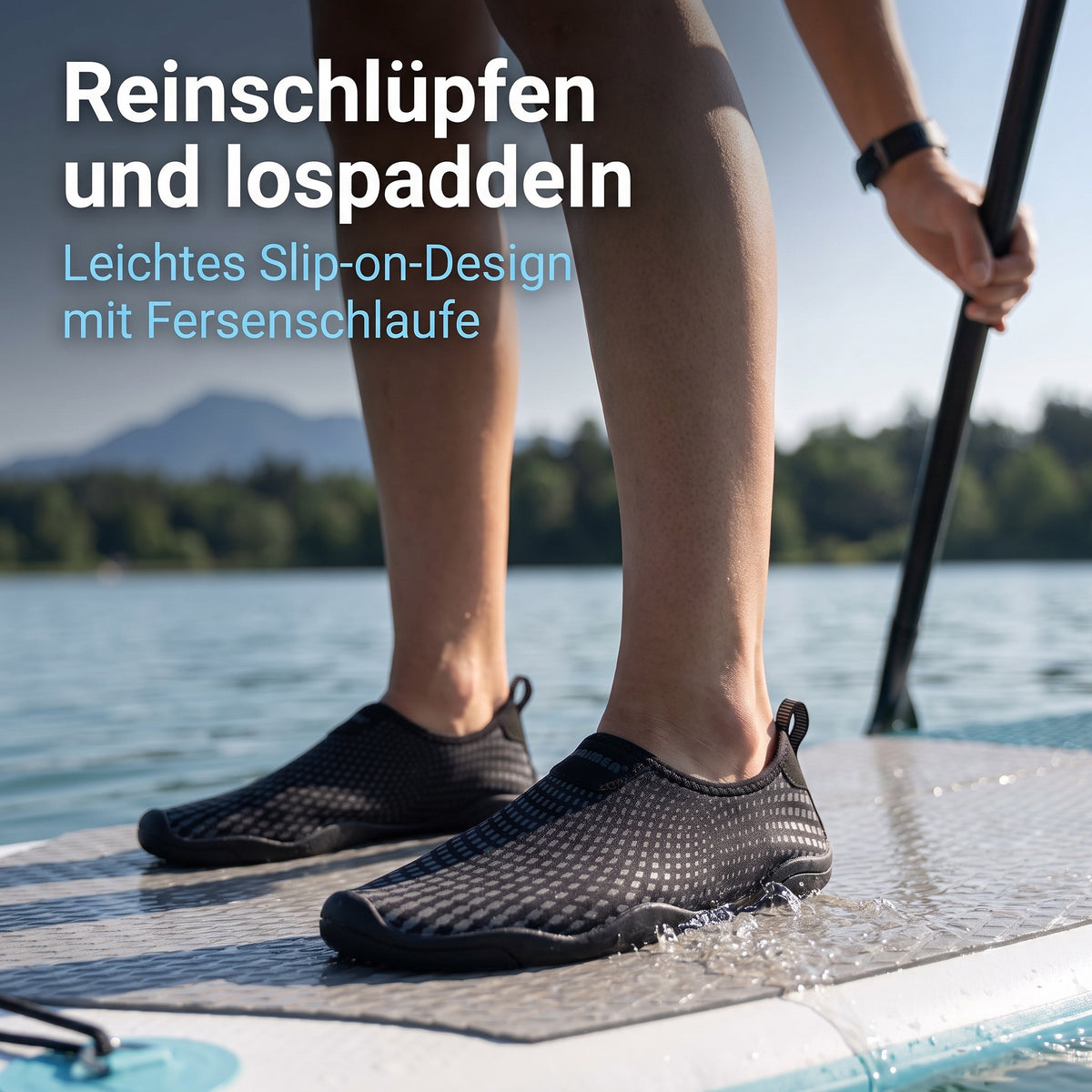 Wasserschuhe Strandschuhe Aquaschuhe Badeschuhe sehr gute Sohle Stand up Paddle