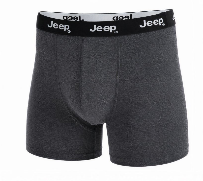 Boxershort 2 Pack Jeep Boxer Short Dark Grey Melange/Black
