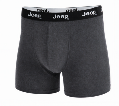 Boxershort 2 Pack Jeep Boxer Short Dark Grey Melange/Black