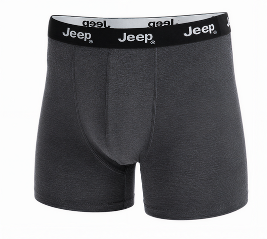 Boxershort 2 Pack Jeep Boxer Short Dark Grey Melange/Black