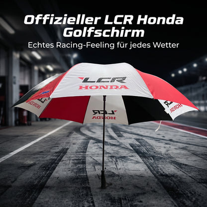 Regenschirm Automatikschirm HONDA LCR Racing Bike Race für Sonne Regen Weiß Rot