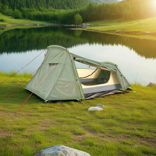 1 Personen Trekking Zelt Norskskin Trekk Doppelwandig Aluminium Gestänge 1,6 kg