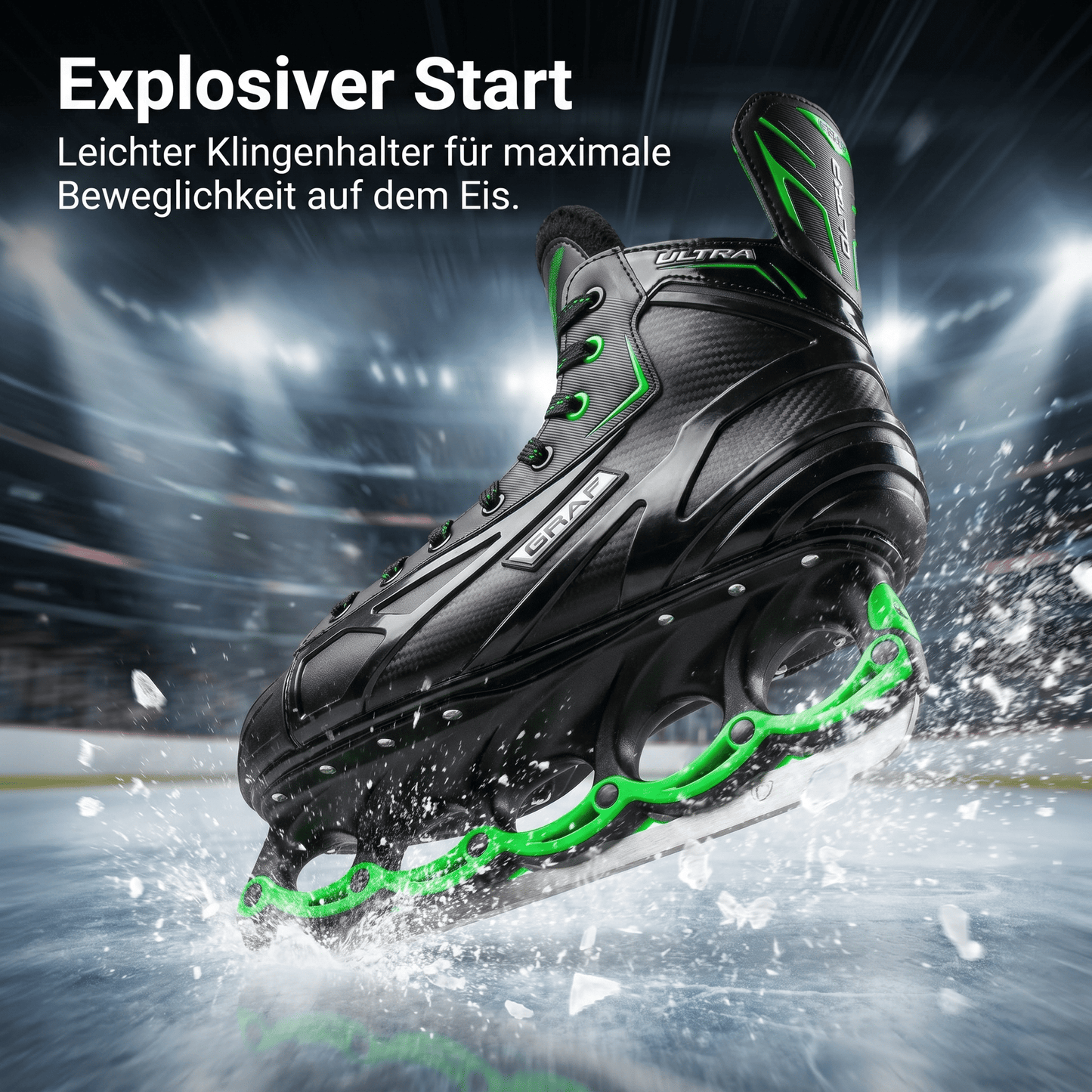 tblade Schlittschuhe Graf Ultra G875 Green t blade Edition kaufen - Hochwertige Eislaufschuhe für optimale Performance