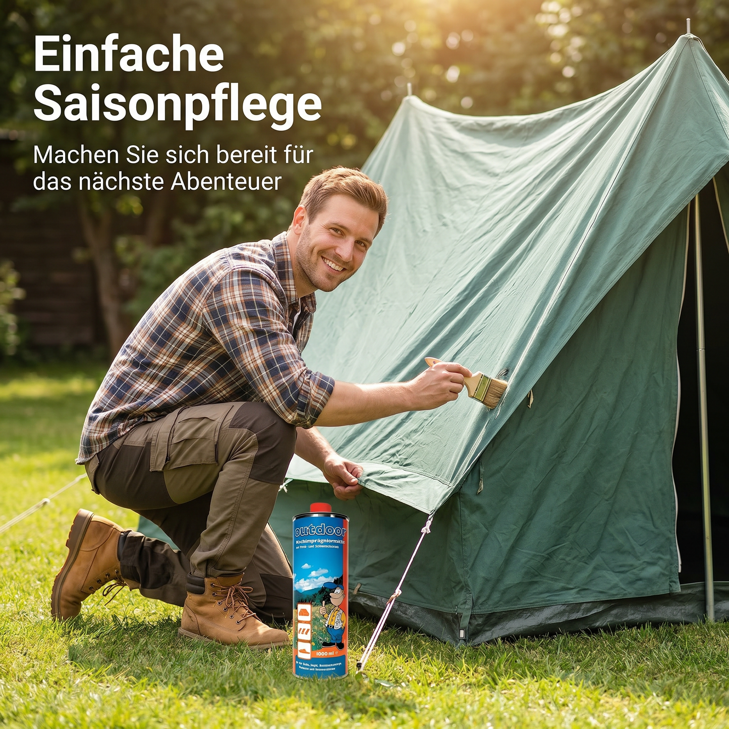 Zelt und Gewebe Imprägnierung Imprägniermittel für Zelte Vorzelte Bus Zelte Tarp