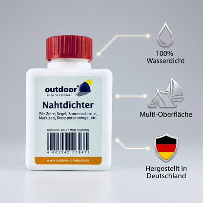 Nahtdichter für Outdoor 100ml – Ideal für Zelt, Segel, Bootspersenninge, Markisen und Sonnenschirme