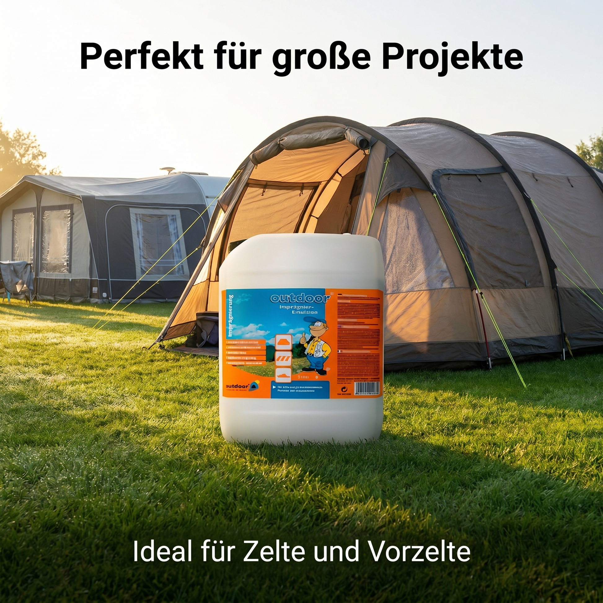 Imprägnieremulsion Imprägnierung für Zelt Markisen Vorzelte – Outdoor Alm