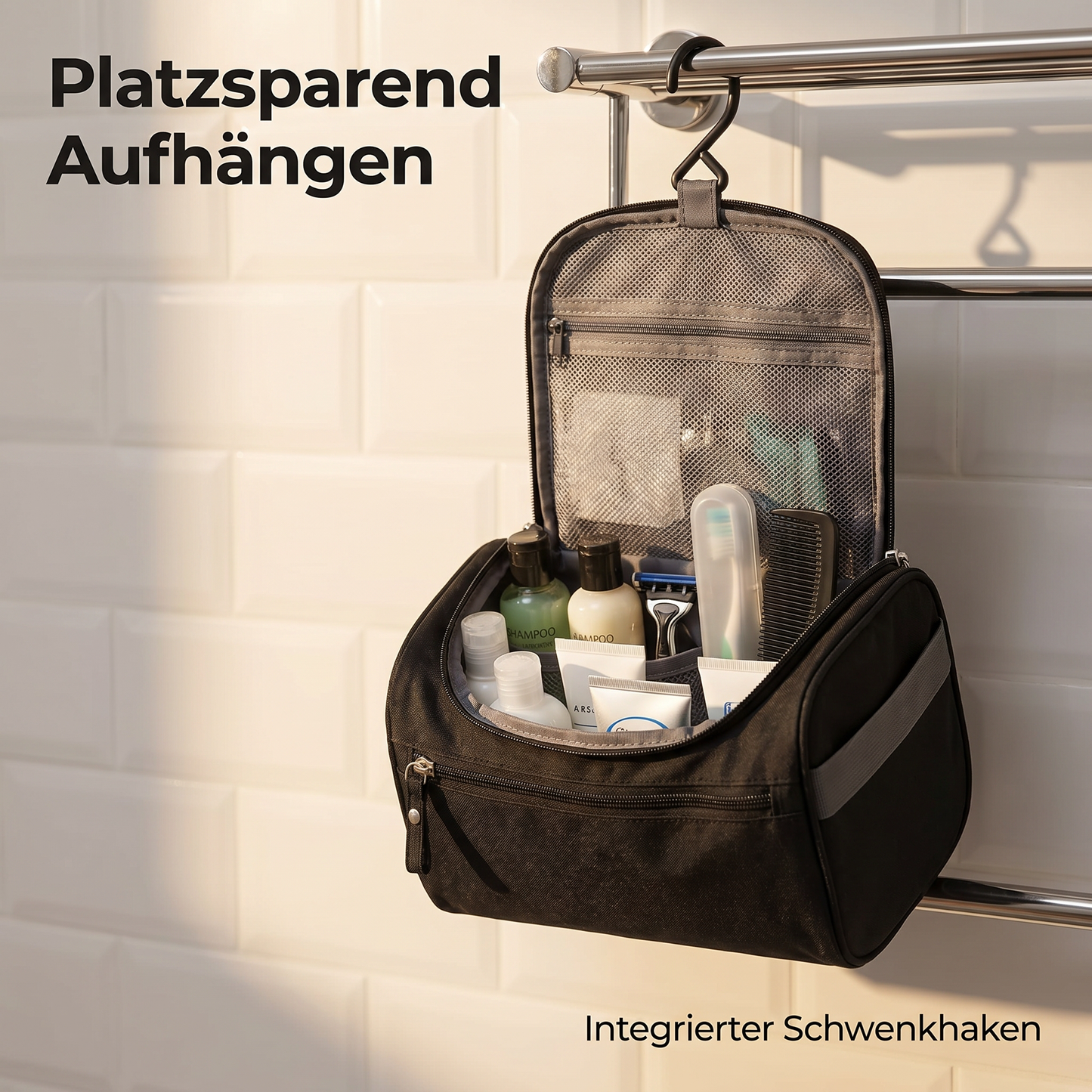 Kulturbeutel für Reise Camping Kultur Beutel Pflege Tasche
