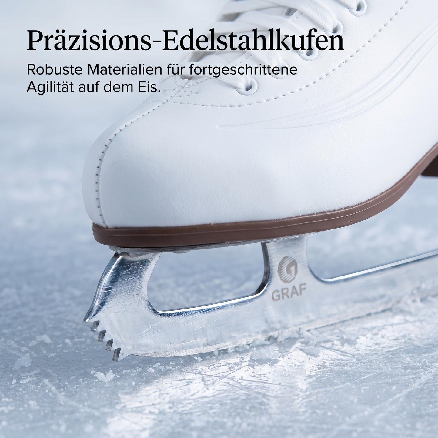 Kunstlauf Schlittschuhe Graf V2 - Komfortable Kunstlauf Schlittschuhe mit Polsterung für besten Halt