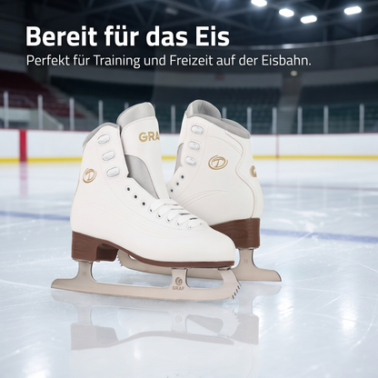 Kunstlauf Schlittschuhe Graf V2 - Komfortable Kunstlauf Schlittschuhe mit Polsterung für besten Halt