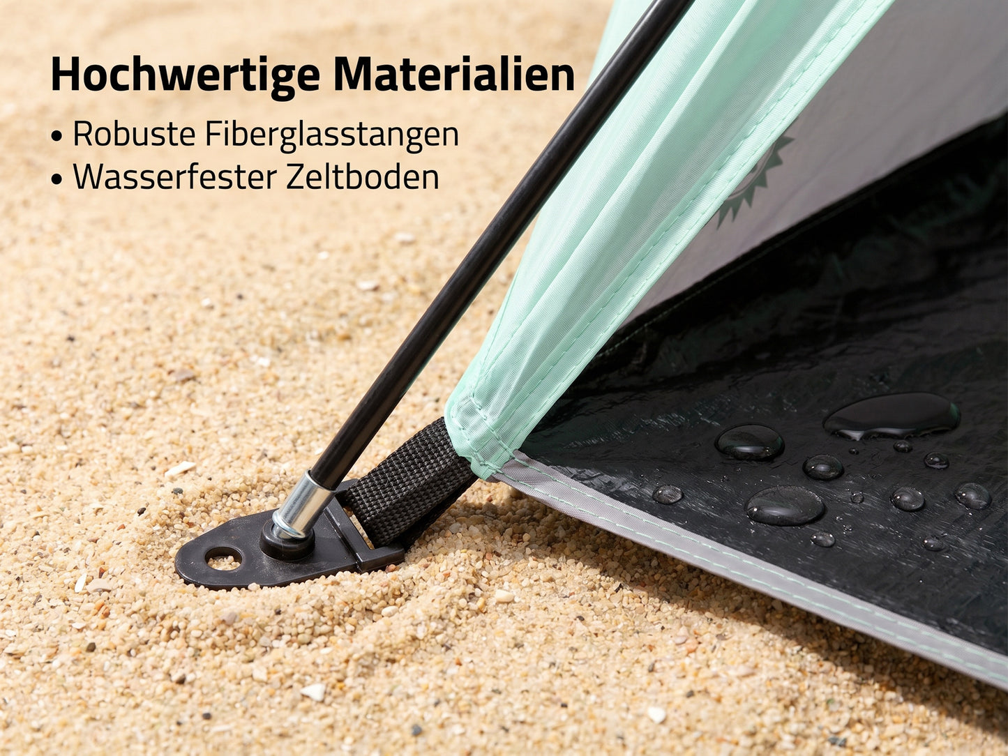 Strandmuschel Strandzelt mit UV Schutz Strand-Muschel