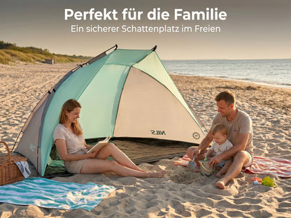 Strandmuschel Strandzelt mit UV Schutz Strand-Muschel