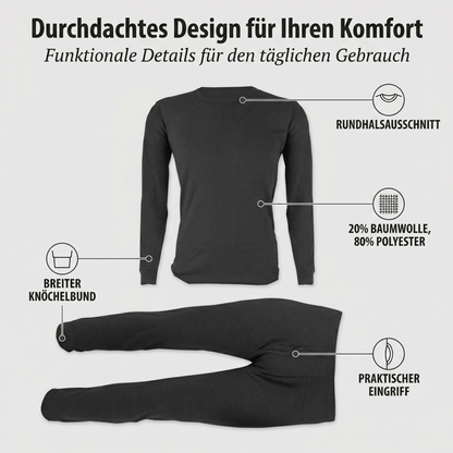 Thermo Unterwäsche Set  Hose und Oberteil  Größe M / L  Thermounterwäsche
