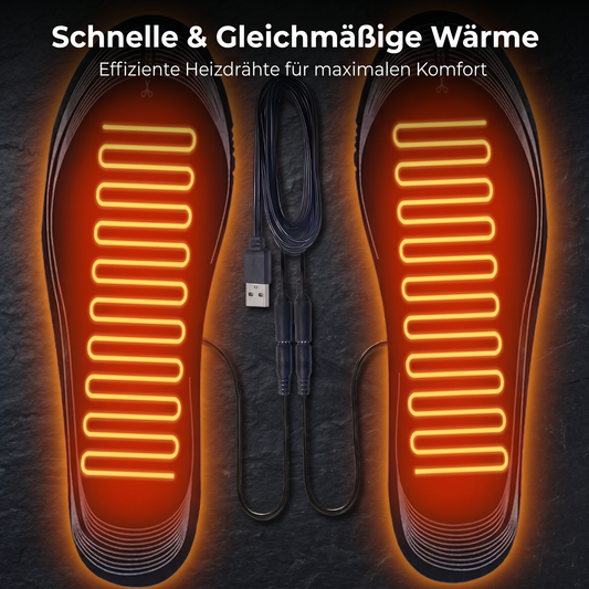Beheizbare Schuhsohle Heiz Sohle Gr 35 bis 44 USB Anschluß