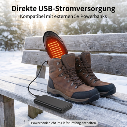 Beheizbare Schuhsohle Heiz Sohle Gr 35 bis 44 USB Anschluß