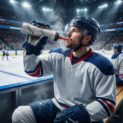 t-blade Trinkflasche Eishockey 1L – Robuste Sportflasche 1000 ml für aktive Nutzung