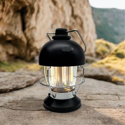 Camping Lampe Zeltlicht Warm und Kaltweiß Akku Zeltleuchte USB C