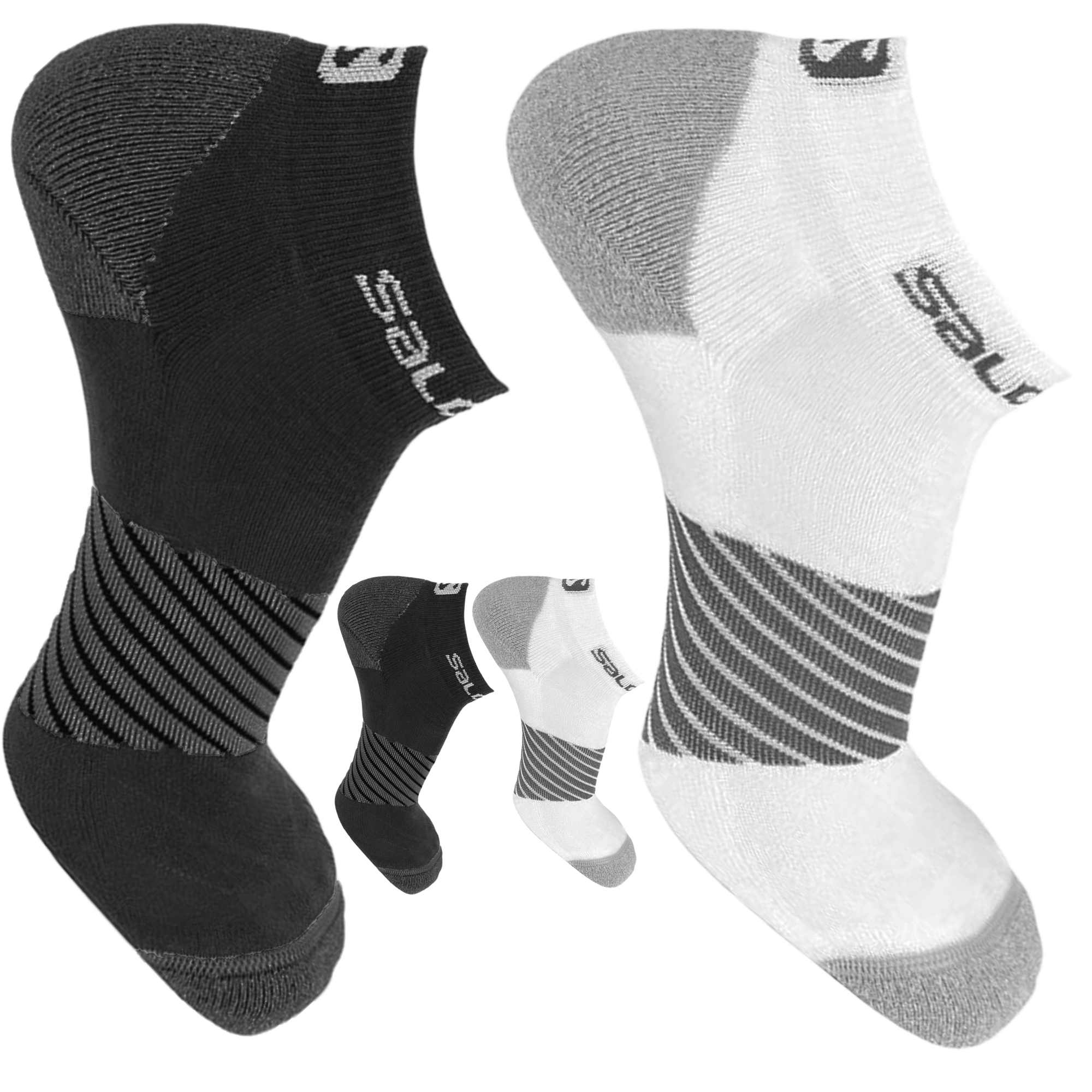 Lauf und Freizeit Socken Gr. 45-47  Salomon Speed Technical Sneaker  2 Pack 
