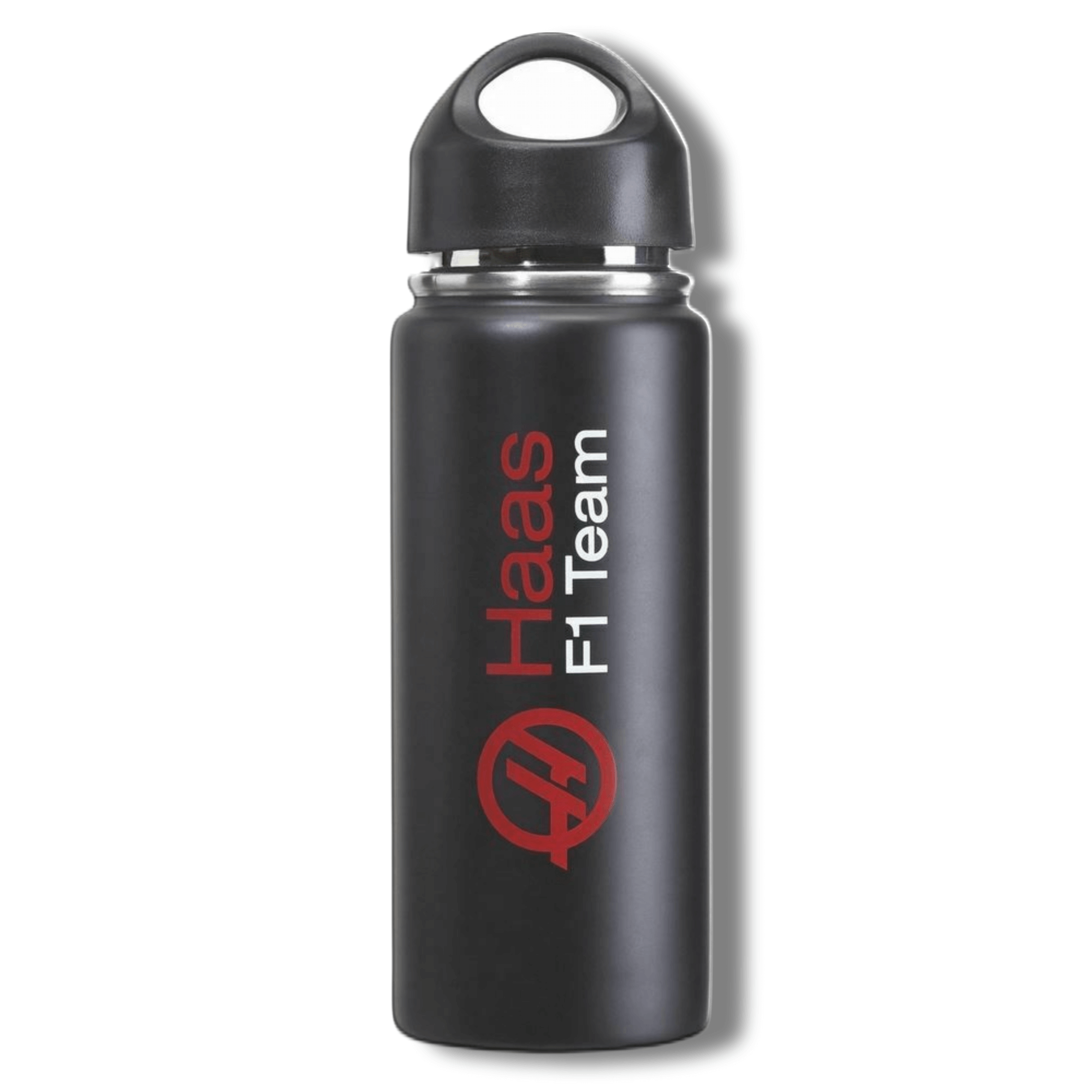 Formel 1 Unisex Team Trinkflasche Haas F1, schwarz, 600 ml Inhalt 